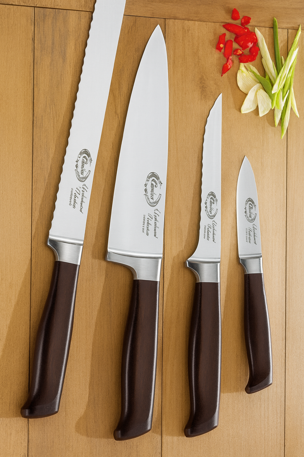 Carico professional knife set