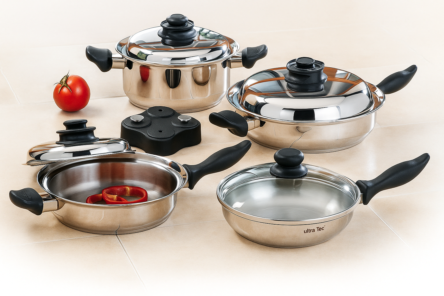 Carico T316 stainless steel cookware
